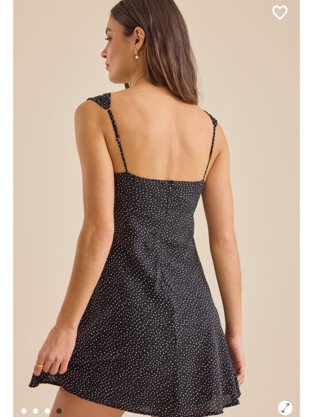 Berkley Dot Mini Dress Altar'd State Polka Dot Dress NWT - Picture 4 of 4